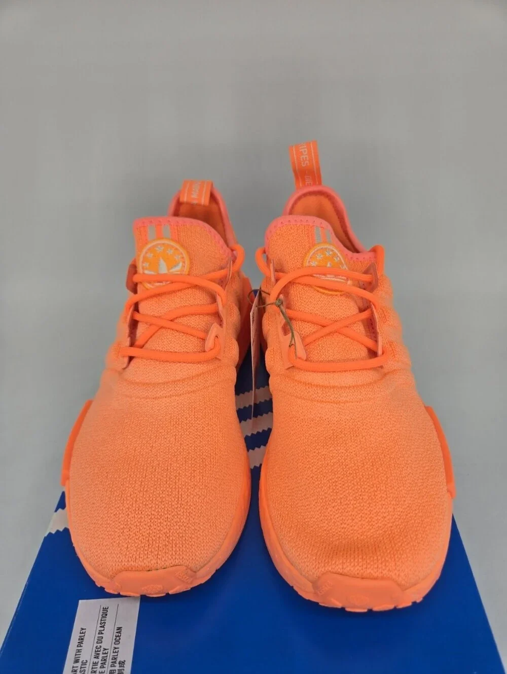 Adidas Women's NMD_R1 IF7816 Beam Orange Cream White Shoes Size 9